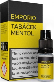 Liquid EMPORIO Tabáček - Mentol 10ml - 9mg