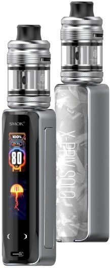 Smoktech X-PRIV Solo 80W Grip Full Kit White Shell