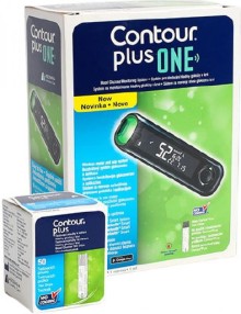 Contour Plus One glukometr + 55 ks testovacích proužků